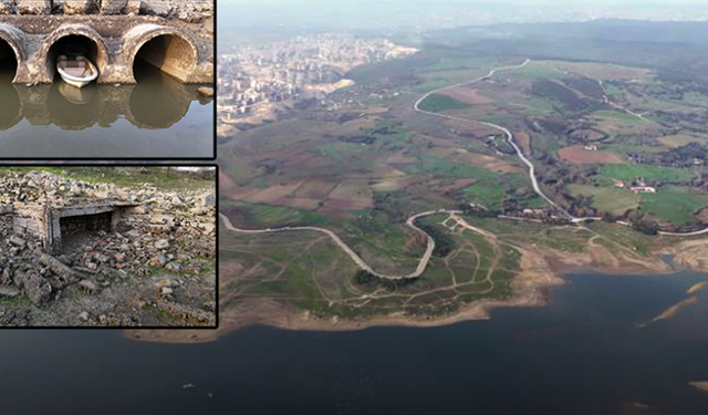 İstanbul'da kuraklığın en net görüntüsü!