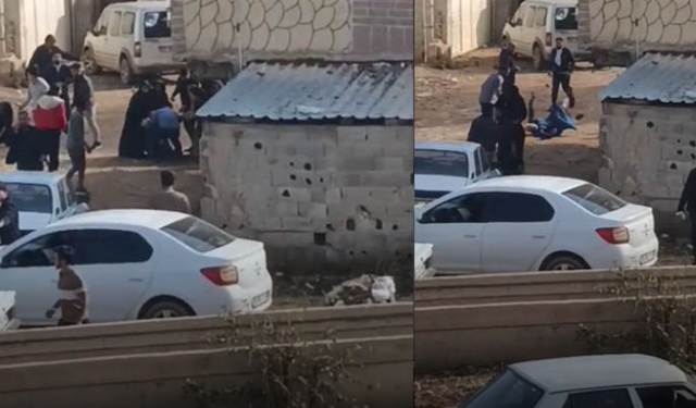 Urfa’da meydan savaşına dönen kavga kamerada