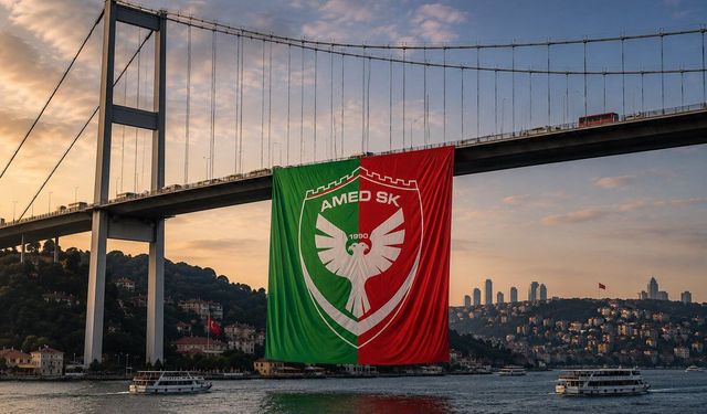 Amedspor'un bayrağı Boğaz'da dalgalanacak