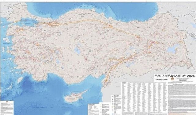 Aktif fay hattı 700’e yükseldi